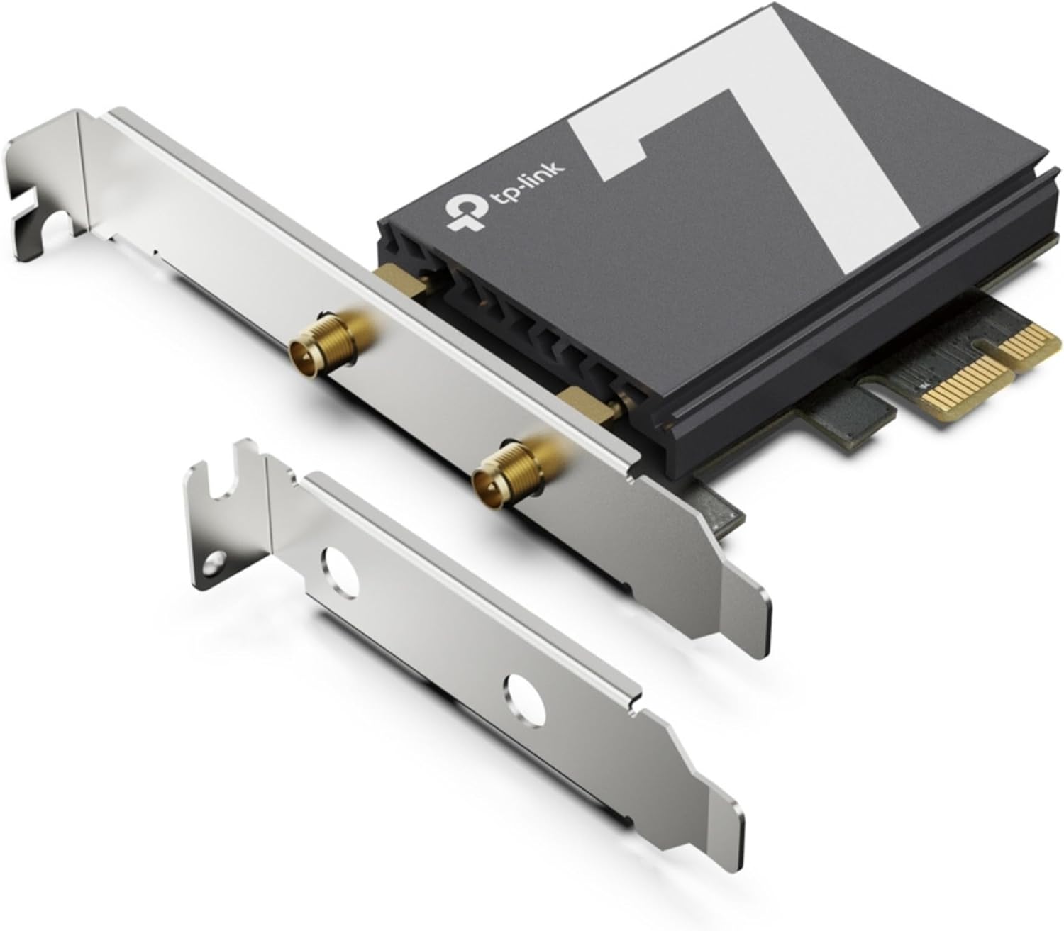 TP-Link Archer TBE550E WiFi 7 Card BE9300 Mbps Wireless Bluetooth 5.4 PCIe Network Card, Wider Signal Coverage, 6GHz/5GHz/2.4GHz PCI Express Bluetooth WiFi 7 Card for Desktop/PC Windows 11(64Bit)