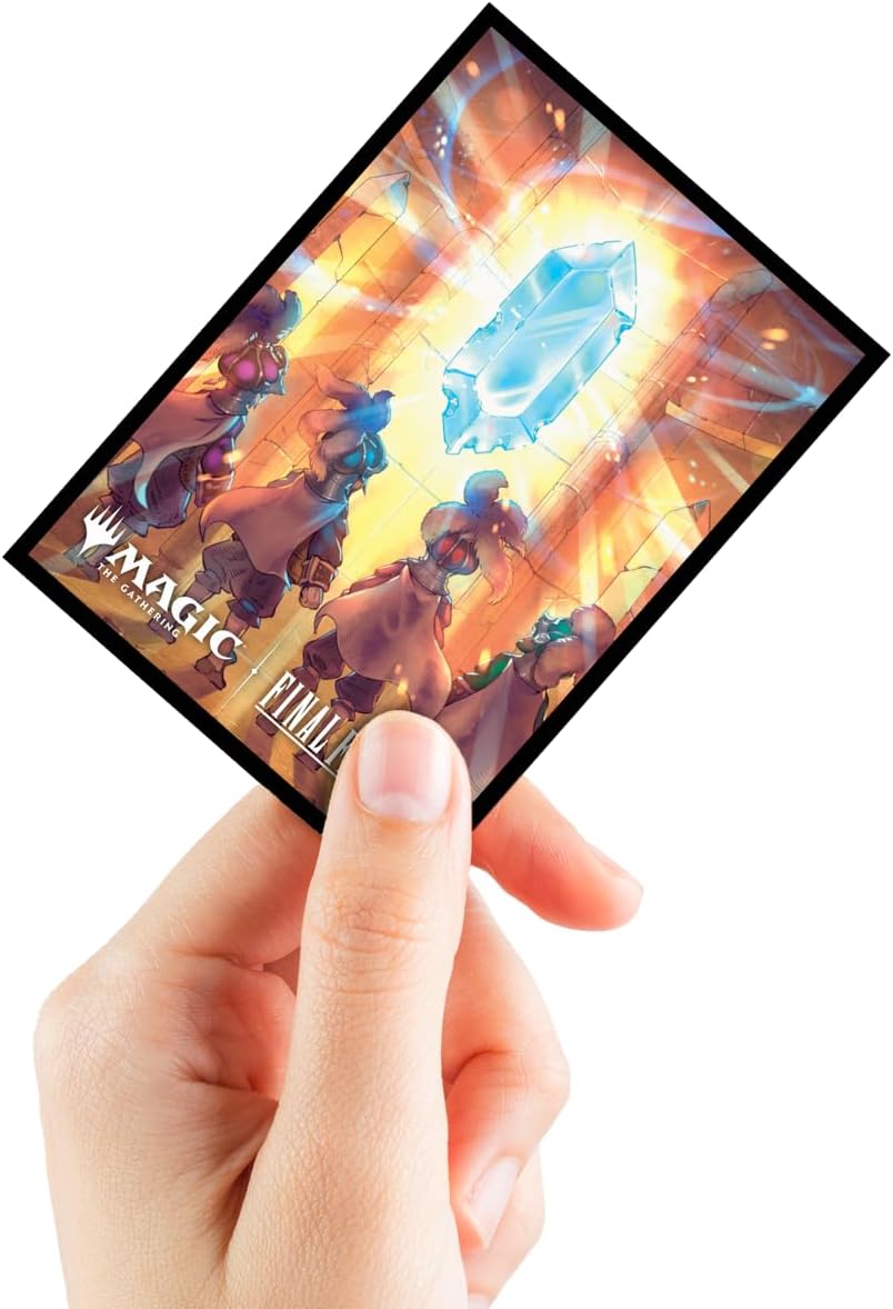 Ultra PRO - Final Fantasy x Universes Beyond Crystal's Chosen 100ct Deck Protector Sleeves for Magic: The Gathering | Trading Card Accessories, Collectible Card Game Gear, Final Fantasy Collectibles