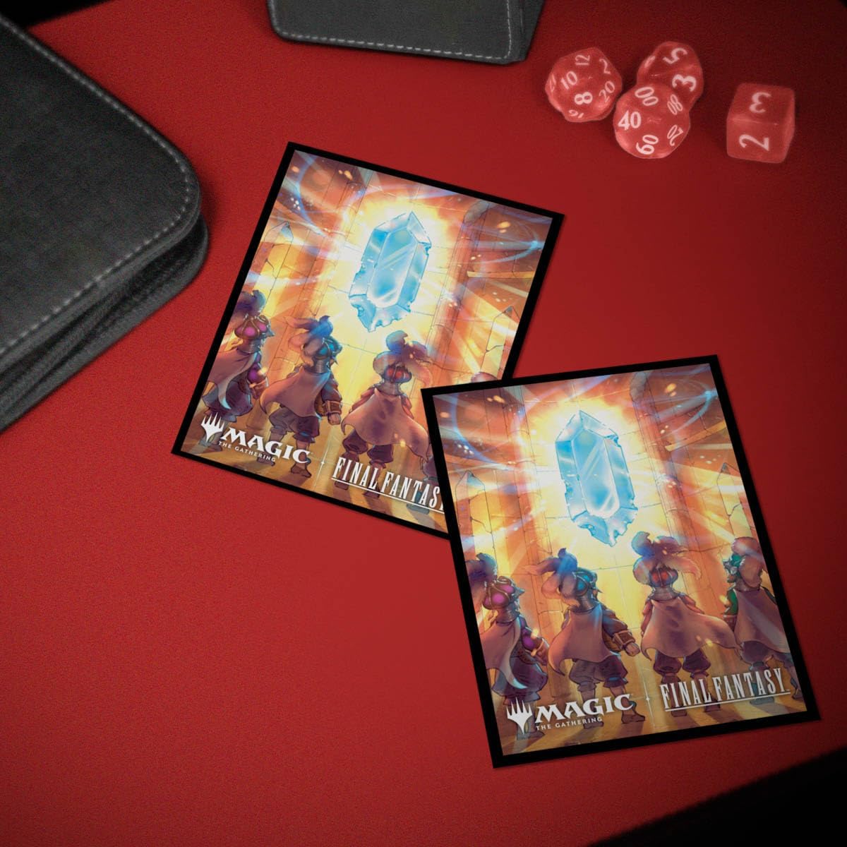 Ultra PRO - Final Fantasy x Universes Beyond Crystal's Chosen 100ct Deck Protector Sleeves for Magic: The Gathering | Trading Card Accessories, Collectible Card Game Gear, Final Fantasy Collectibles