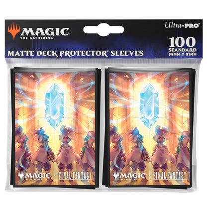 Ultra PRO - Final Fantasy x Universes Beyond Crystal's Chosen 100ct Deck Protector Sleeves for Magic: The Gathering | Trading Card Accessories, Collectible Card Game Gear, Final Fantasy Collectibles