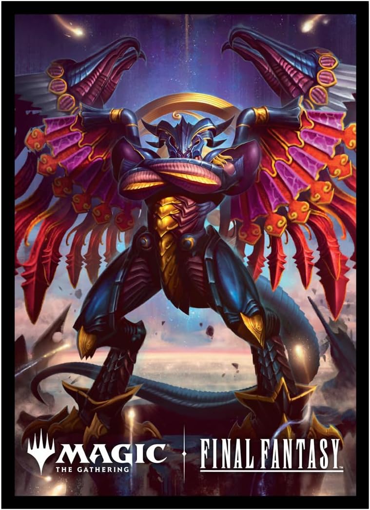 Ultra PRO - Final Fantasy x Universes Beyond Summon Bahamut 100ct Deck Protector Sleeves for Magic: The Gathering | Trading Card Accessories, Collectible Card Game Gear, Final Fantasy Collectibles