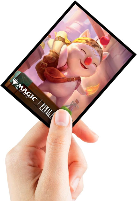 Ultra PRO - Final Fantasy x Universes Beyond Stiltzkin, Moogle Merchant 100ct Deck Protector Sleeves for Magic: The Gathering | Trading Card Accessories, Collectible Card Game Gear