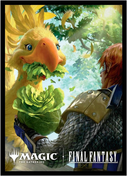 Ultra PRO - Final Fantasy x Universes Beyond Gysahl Greens 100ct Deck Protector Sleeves for Magic: The Gathering | Trading Card Accessories, Collectible Card Game Gear, Final Fantasy Collectibles