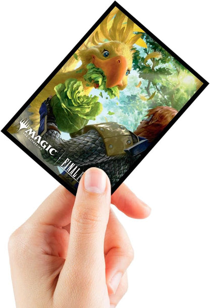 Ultra PRO - Final Fantasy x Universes Beyond Gysahl Greens 100ct Deck Protector Sleeves for Magic: The Gathering | Trading Card Accessories, Collectible Card Game Gear, Final Fantasy Collectibles