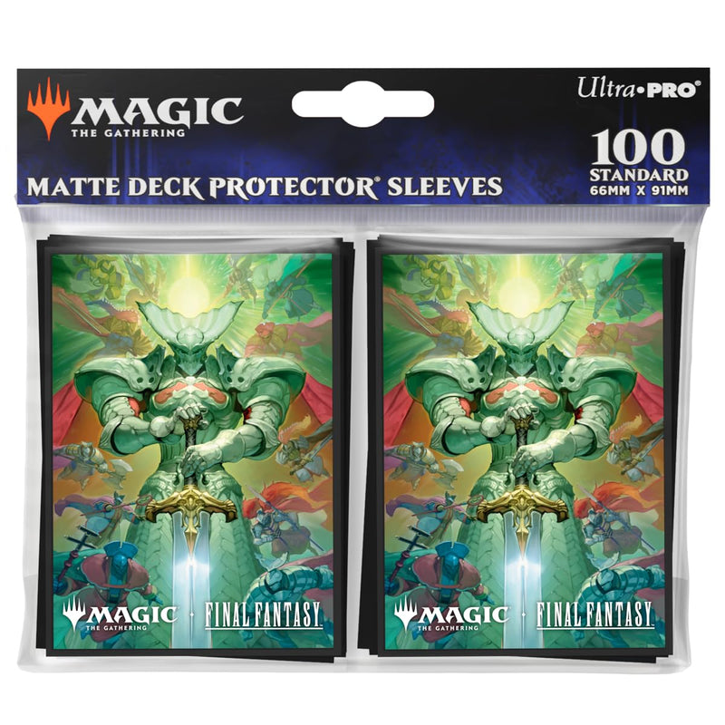 Ultra PRO - Final Fantasy x Universes Beyond Summon Knights of The Round 100ct Deck Protector Sleeves for Magic: The Gathering | Trading Card Accessories, Collectible Games, Final Fantasy Collectibles
