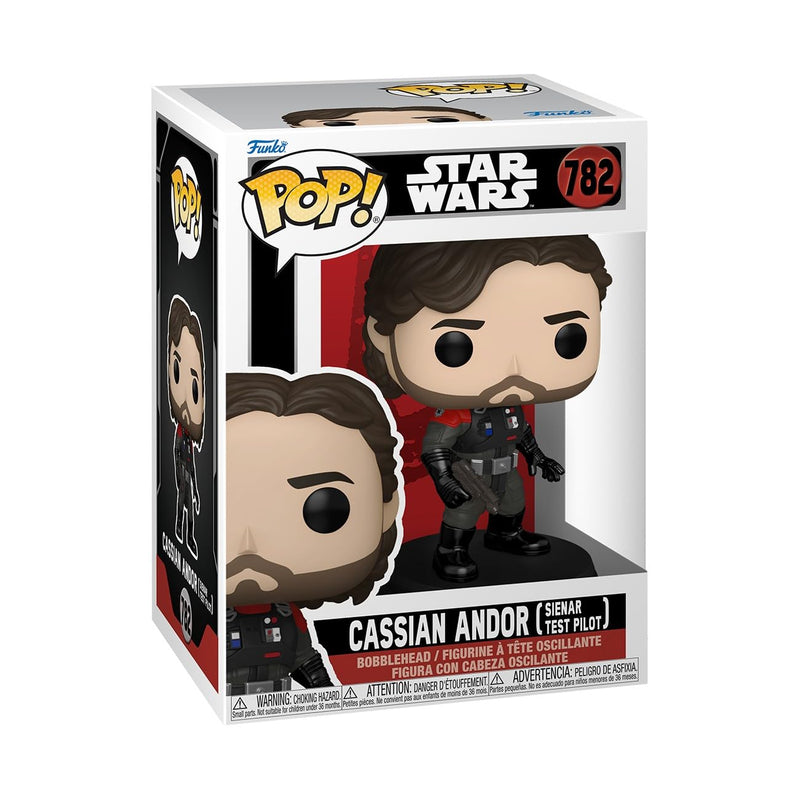 Funko Pop! Star Wars: Andor – Cassian Andor Tie Fighter - 1/6 Odds for Rare Chase Variant - Collectable Vinyl Figure - Gift Idea - Official Merchandise - Toys for Kids & Adults - TV Fans