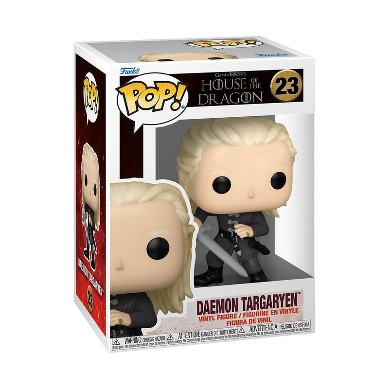 Funko POP! Television: House Of the Dragon - Daemon Targaryen - Collectable Vinyl Figure - Gift Idea - Official Merchandise - Toys for Kids & Adults - TV Fans - Model Figure for Collectors and Display