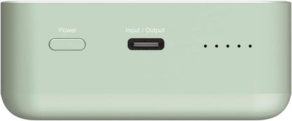 Verbatim Charge 'n' Go Essentials Power Bank MagSafe 20000mAh 15W Magnetic PD 20W Fast Charge with LED Indicator for iPhone 16/15/14/13/12 Pro/Pro Max, Includes USB-C to USB-C Cable, Green