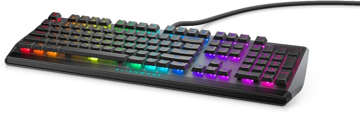 Alienware 510K Low-Profile RGB Mechanical Gaming Keyboard, US Layout - AW510K (Dark Side Of The Moon