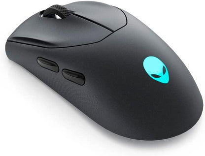 Alienware Tri-Mode AW720M Wireless Gaming Mouse, Optical Sensor, 8 Configurable Buttons, Fast-Charging, Grey