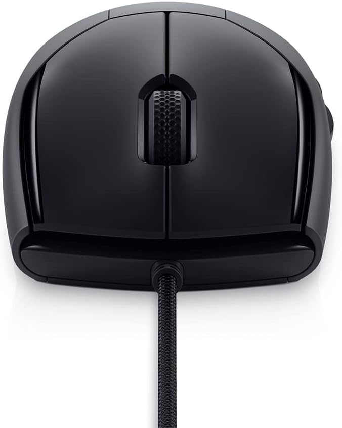 Alienware AW320M Wired Gaming Mouse, USB-A, Optical Sensor, 6 Configurable Buttons, Black