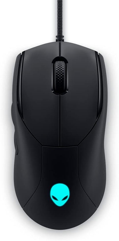 Alienware AW320M Wired Gaming Mouse, USB-A, Optical Sensor, 6 Configurable Buttons, Black