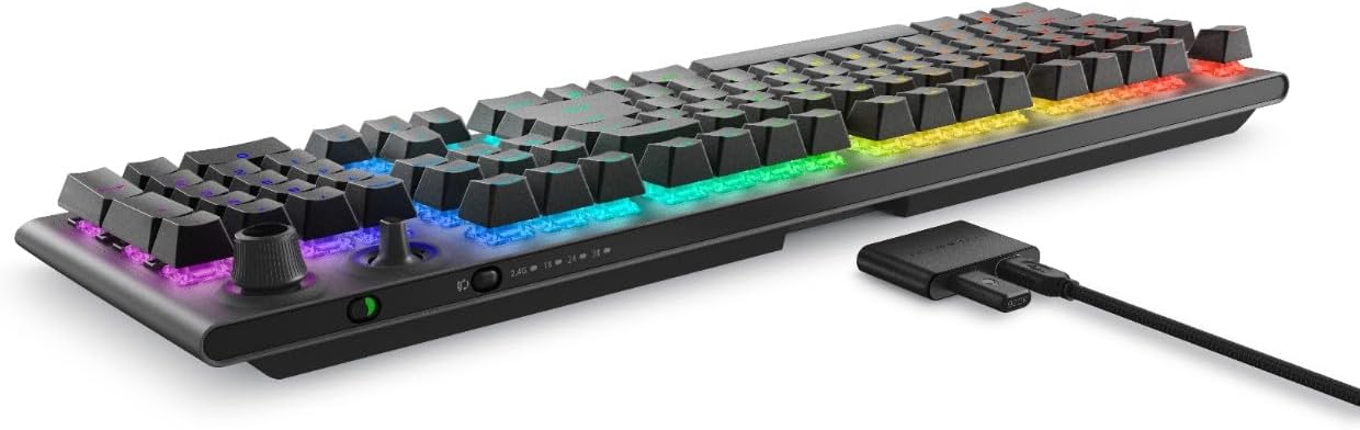 Alienware Tri-Mode Wireless Gaming Keyboard - AW920K (Dark Side of the Moon