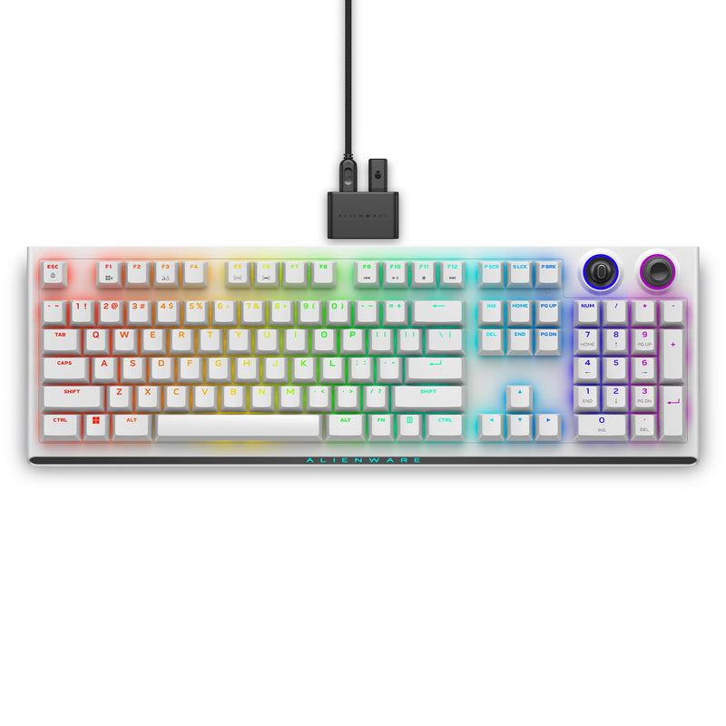 Dell Alienware Tri-Mode Wireless Gaming Keyboard - AW920K (Lunar Light