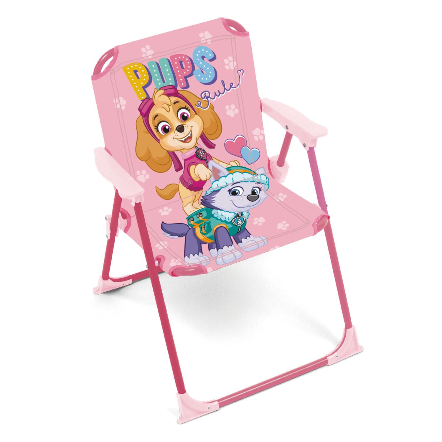 ARDITEX PW16155 Klapstoel met armleuningen, 38 x 32 x 53 cm, Nikkelodeon-Paw Patrol