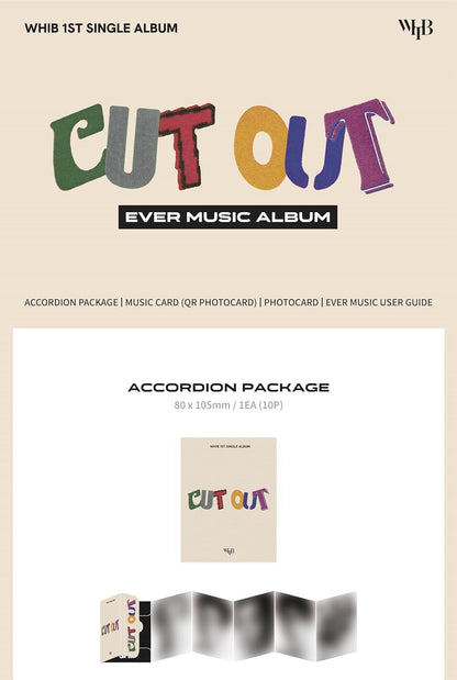 WHIB 1ST SINGLE ALBUM'Cut-Out (EVER MUSIC ALBUM ver.)'(韓国盤）