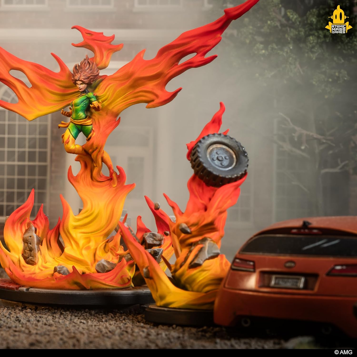 Asmodee | Marvel Crisis Protocol - Phoenix & Phoenix Unleashed | Tabletop Miniatures Game | Ages 14+ | 2 Players | 90+ Minutes Playing Time