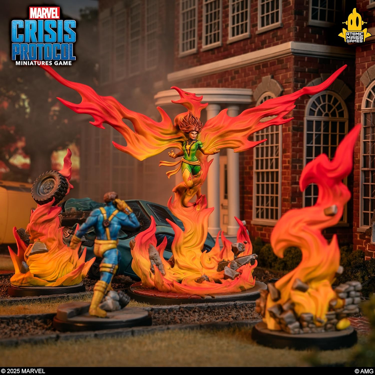 Asmodee | Marvel Crisis Protocol - Phoenix & Phoenix Unleashed | Tabletop Miniatures Game | Ages 14+ | 2 Players | 90+ Minutes Playing Time