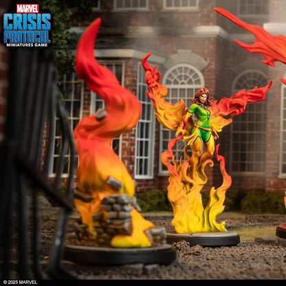 Asmodee | Marvel Crisis Protocol - Phoenix & Phoenix Unleashed | Tabletop Miniatures Game | Ages 14+ | 2 Players | 90+ Minutes Playing Time