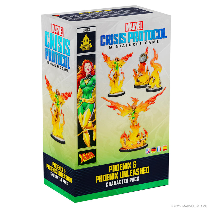 Asmodee | Marvel Crisis Protocol - Phoenix & Phoenix Unleashed | Tabletop Miniatures Game | Ages 14+ | 2 Players | 90+ Minutes Playing Time