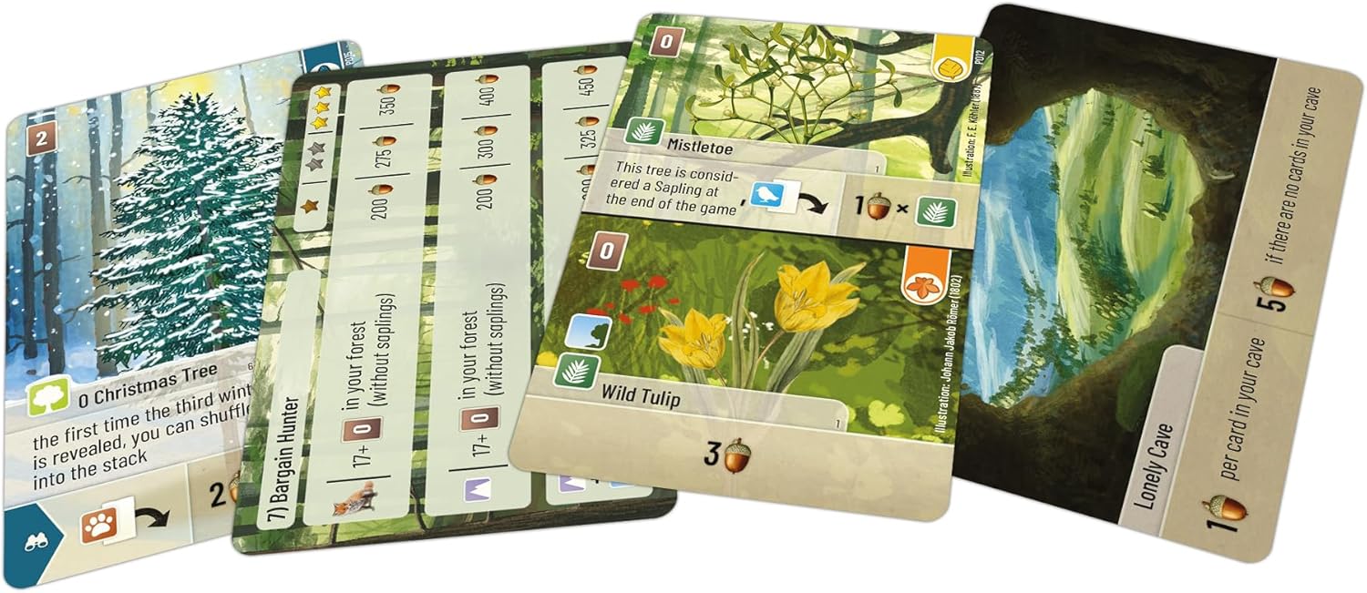 Asmodee | Forest Shuffle: Exploration | Board Game Expansion | Ages 10+ | 1-5 Players | 60 Minutes Playing Time
