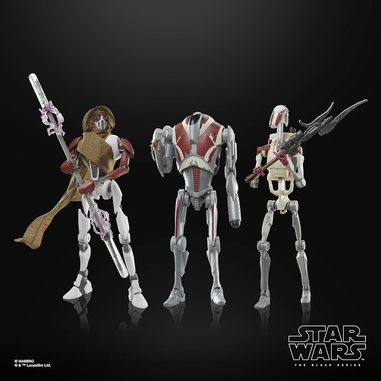 Star Wars Jedi: Survivor Black Series Action Figure 3-Pack Magna Guard, Super Battle Droid & Battle Droid