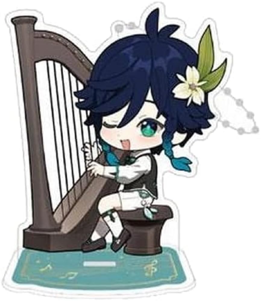 Genshin Impact Genshin Concert 2021 Acrylic Figure & Keychain Venti 9 Cm