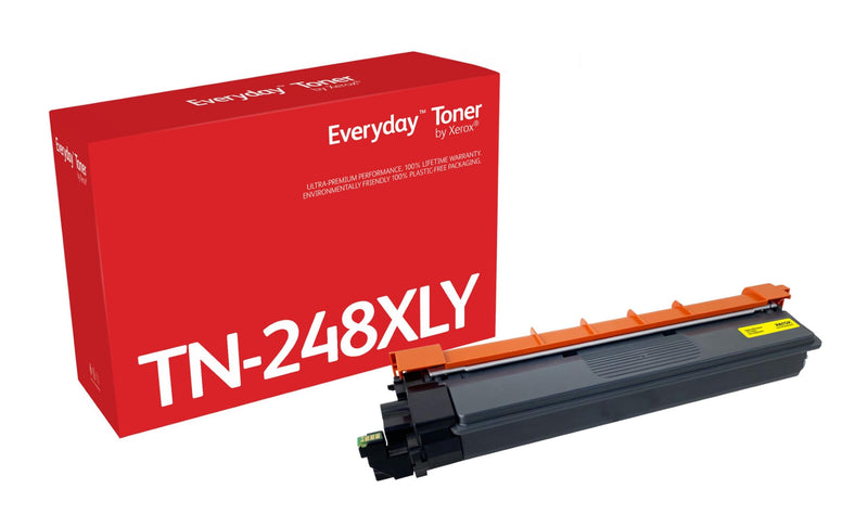 Xerox Everyday Toner Compatibile con Brother TN248XL Giallo, Alta Capacità