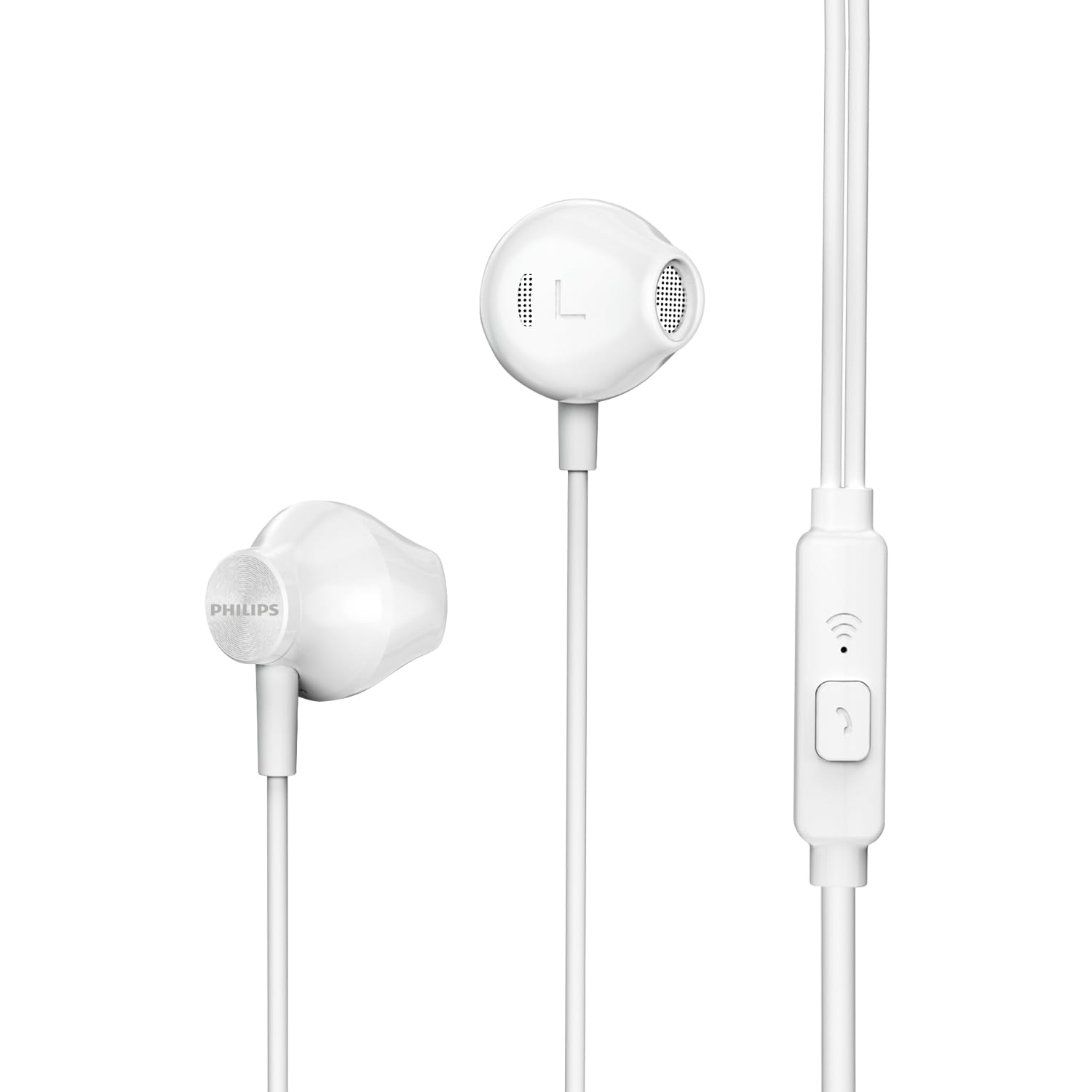 Auricolare Cablato+Microfono White
