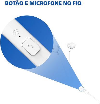 Auricolare Cablato+Microfono White