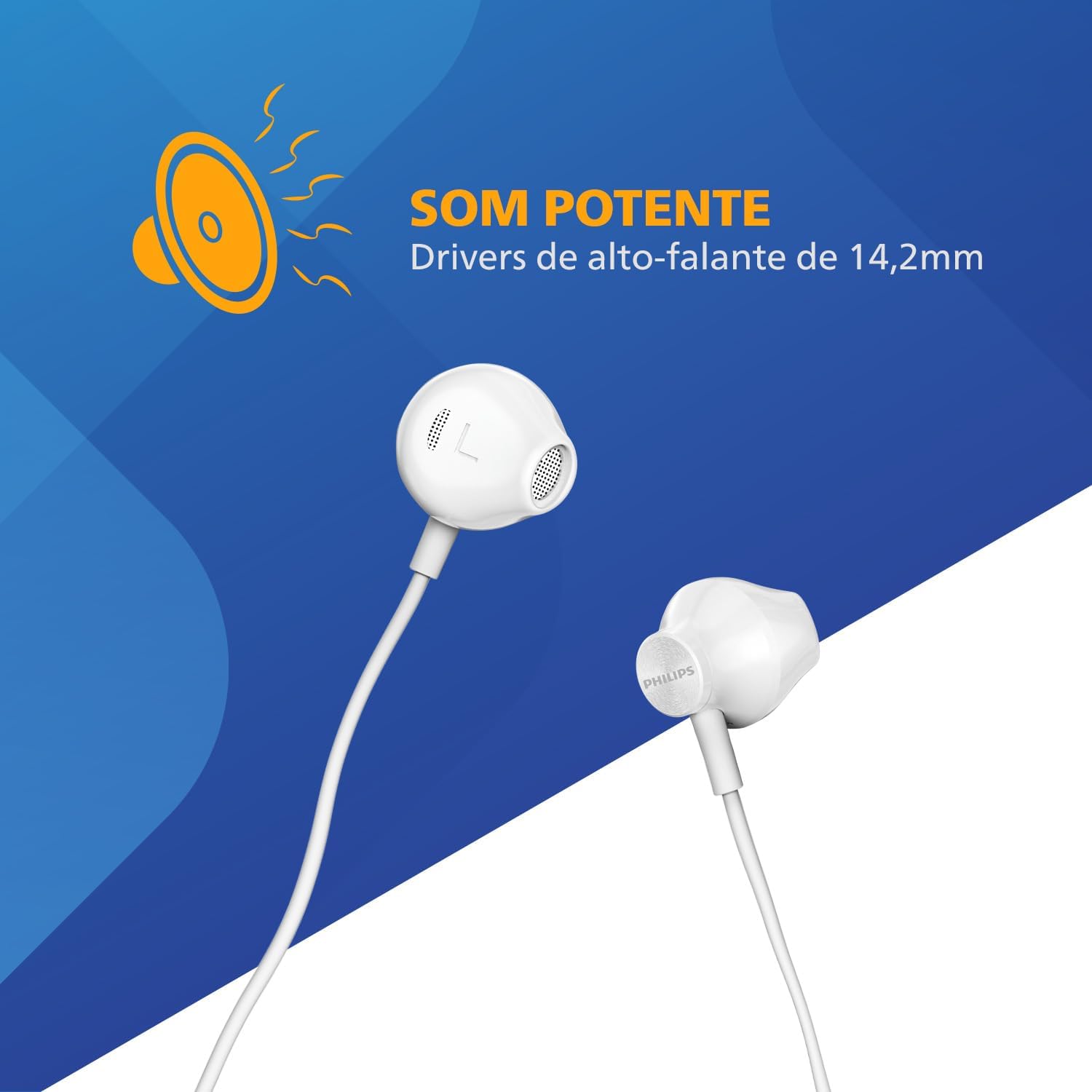 Auricolare Cablato+Microfono White