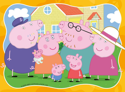 Ravensburger Peppa Pig Family Time Puzzel Set - 12, 16, 20, 24 stuks