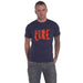 The Cure T Shirt Band Logo Official Unisex Navy Blue