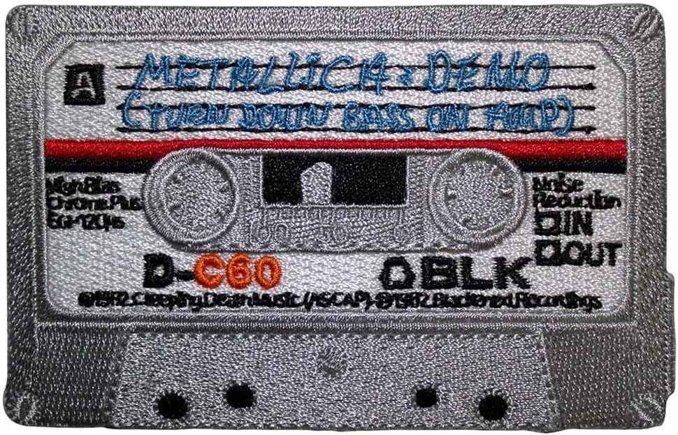 Rock Off officially licensed products Metallica No Life Til Leather Standard Woven Patch Accessory Size