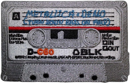 Rock Off officially licensed products Metallica No Life Til Leather Standard Woven Patch Accessory Size