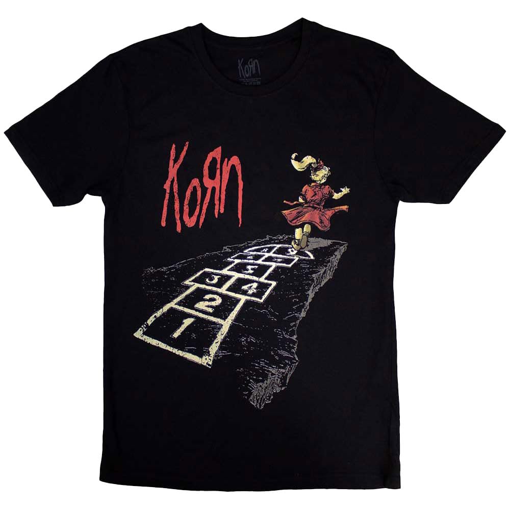 Rock Off officially licensed products Korn Follow The Leader Band Logo T Shirt