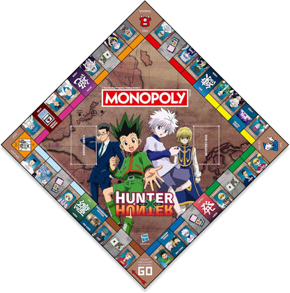 Winning Moves Hunter x Hunter Monopoly classic board game perfect for 2–6 players and makes a great gift for fans aged 12 and up