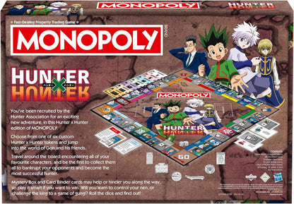 Winning Moves Hunter x Hunter Monopoly classic board game perfect for 2–6 players and makes a great gift for fans aged 12 and up