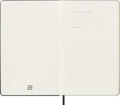 Moleskine Smart Planner 2026, 12-Month Weekly Digital Agenda, Elastic Closure, Black Color, Large Size 13x21 cm