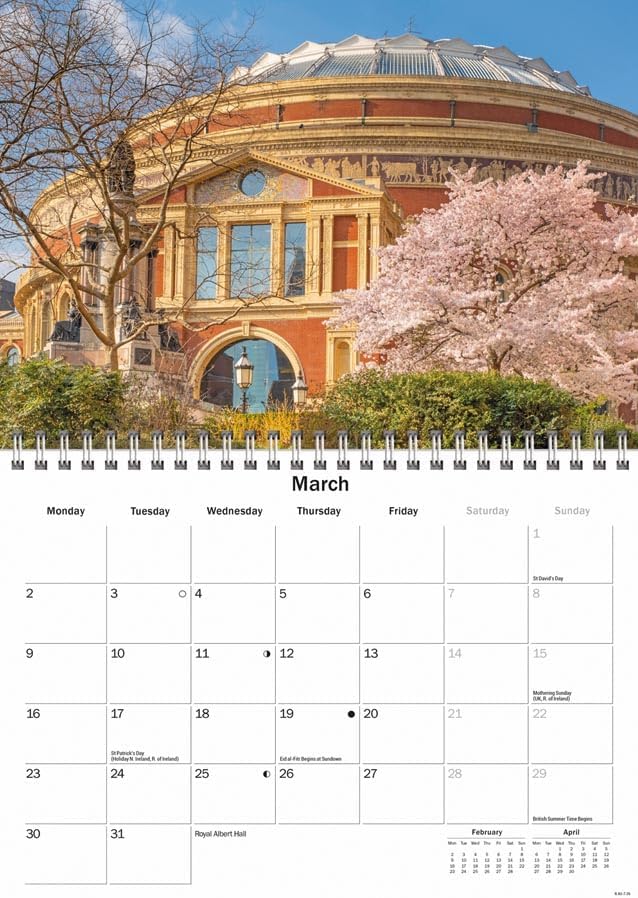 Carousel Worldwide, London 2026 A5 Wall Calendar