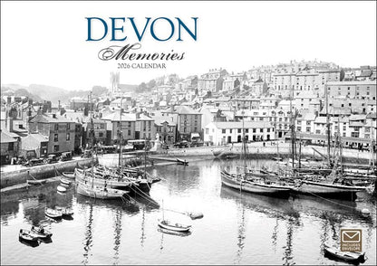 Carousel Worldwide, Devon Memories 2026 A4 Wall Calendar