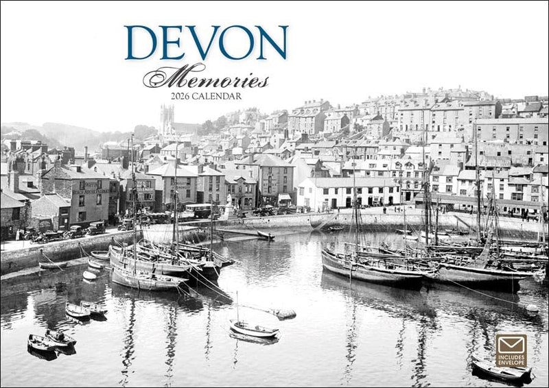 Carousel Worldwide, Devon Memories 2026 A4 Wall Calendar