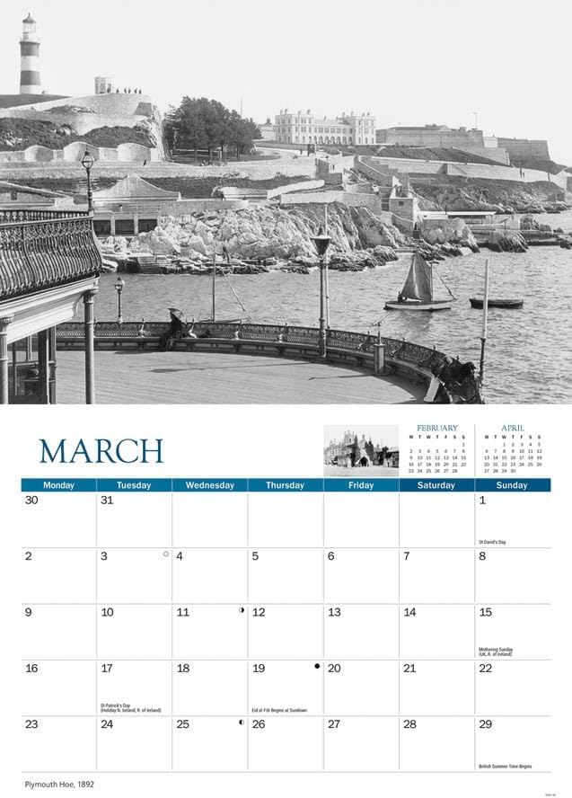 Carousel Worldwide, Devon Memories 2026 A4 Wall Calendar