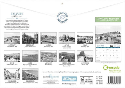 Carousel Worldwide, Devon Memories 2026 A4 Wall Calendar