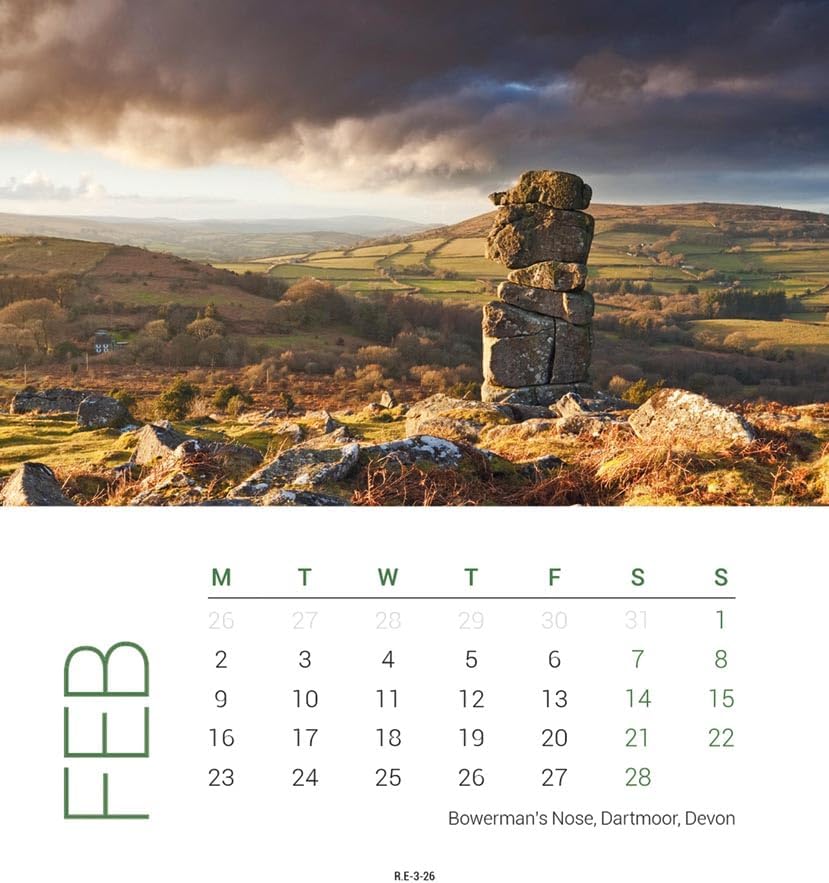 Carousel Worldwide, West Country 2026 Desk Calendar