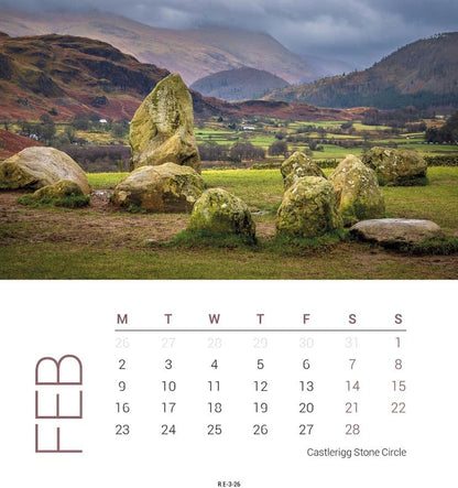 Carousel Worldwide, Lake District 2026 Desk Calendar