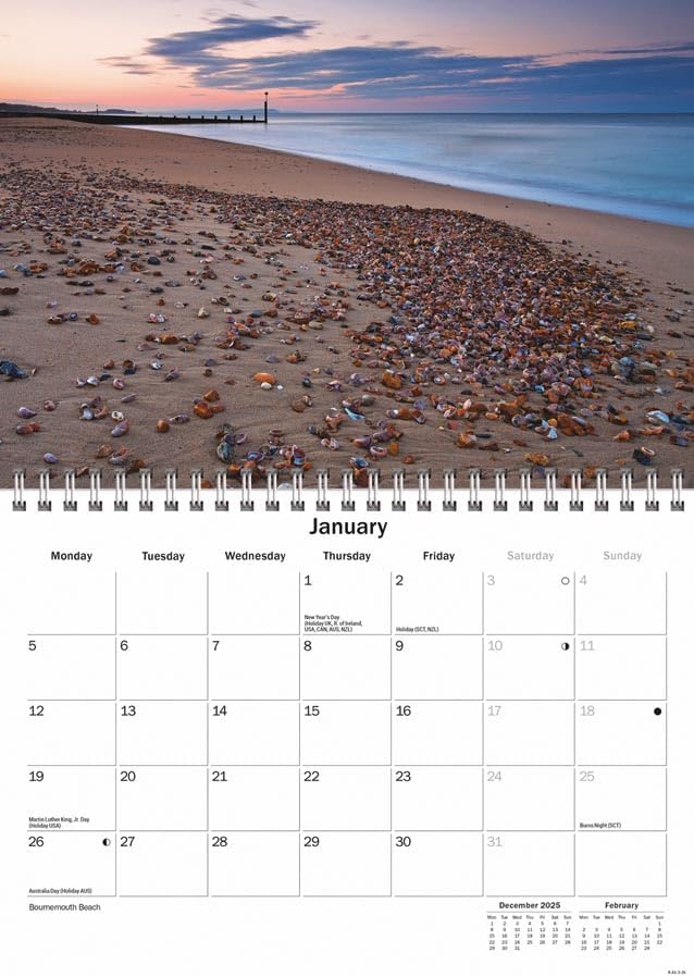 Carousel Worldwide, Bournemouth & Poole 2026 A5 Wall Calendar