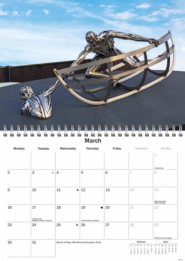 Carousel Worldwide, Bournemouth & Poole 2026 A5 Wall Calendar