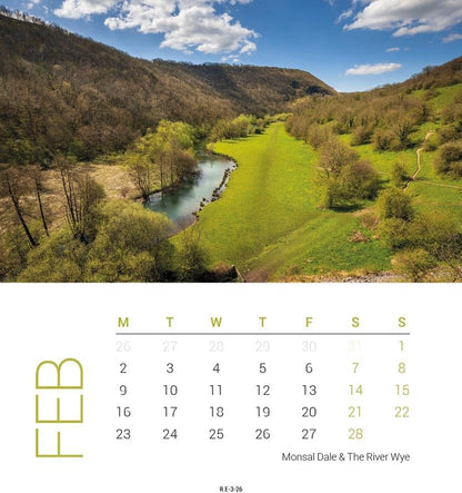 Carousel Worldwide, Peak District 2026 Desk Calendar