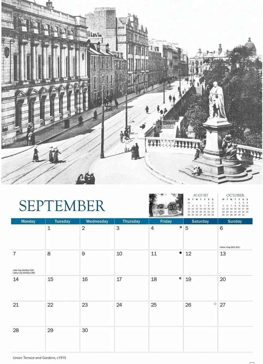 Carousel Worldwide, Aberdeen Memories 2026 A4 Wall Calendar